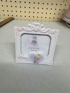 Precious Moments Pastel Pink Heart Kids Picture Frame